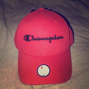 Red and black Champions Hat